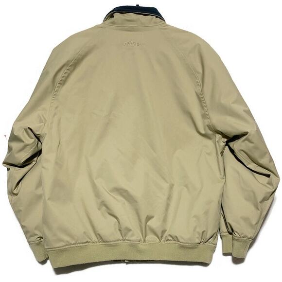 Orvis Zip Up Jacket Men's Size Large Brown Lined Polyester Short - Picture 2 of 8